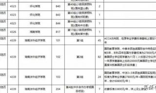 湖南涉外经济学院学费